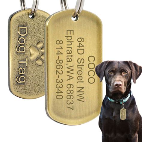 ebay dog id tags.